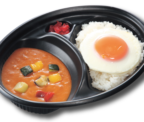 キーマ目玉焼きカレー