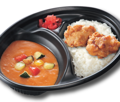 キーマ唐揚カレー